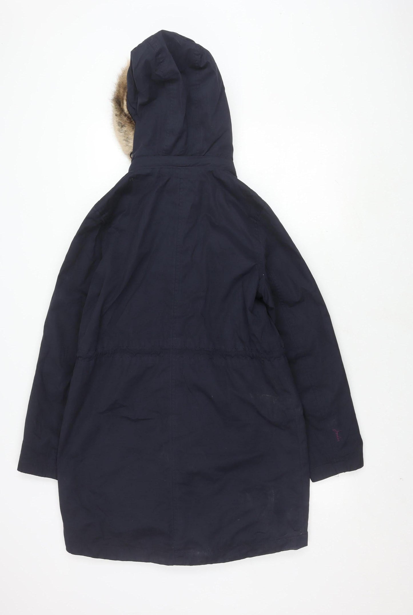 Womens UK Size 10 Joules Blue Parka Coat