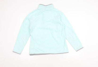 Womens UK Size 12 Mountain Warehouse Blue Full Zip Sweatshirt