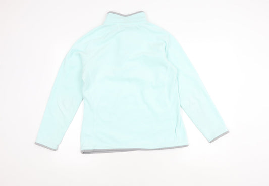 Womens UK Size 12 Mountain Warehouse Blue Full Zip Sweatshirt