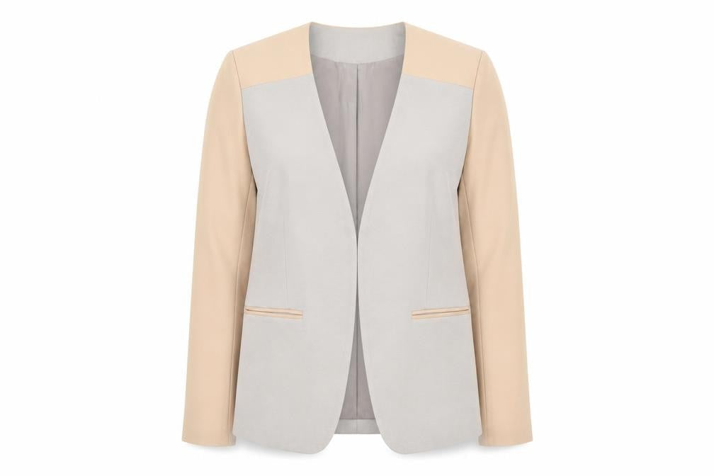 Womens UK Size 2XS Isabella Oliver Regular Beige Blazer
