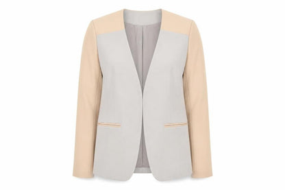 Womens UK Size 2XS Isabella Oliver Regular Beige Blazer