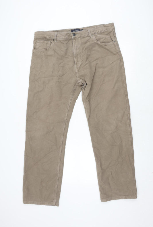 Marks and Spencer Men's Brown Trousers 38