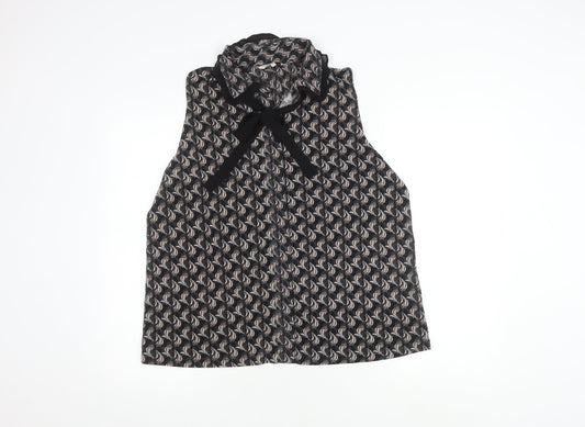 Womens UK Size 18 NEXT Black Basic Blouse