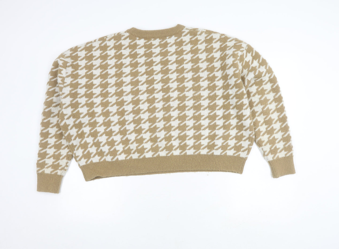 Womens UK Size M Motel Beige Pullover Jumper