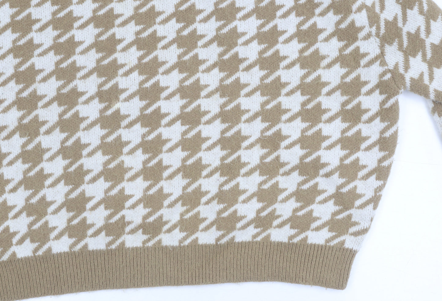 Womens UK Size M Motel Beige Pullover Jumper