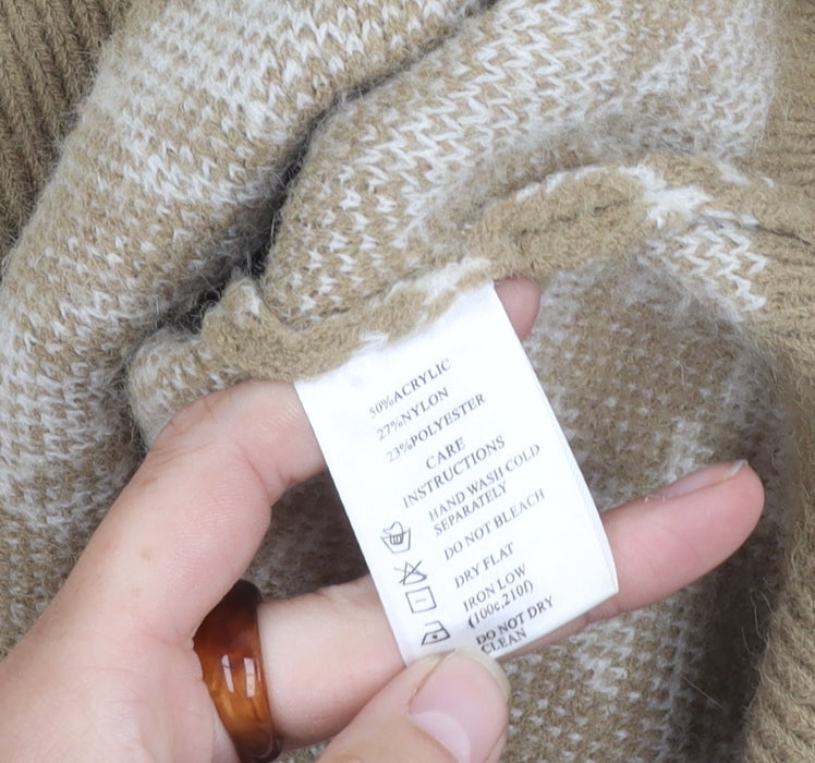Womens UK Size M Motel Beige Pullover Jumper