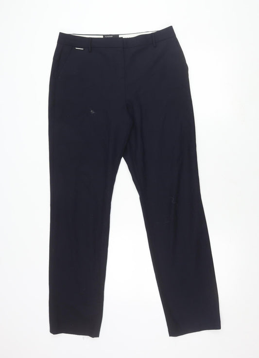 Womens UK Size 10 Marks and Spencer   Blue Trousers