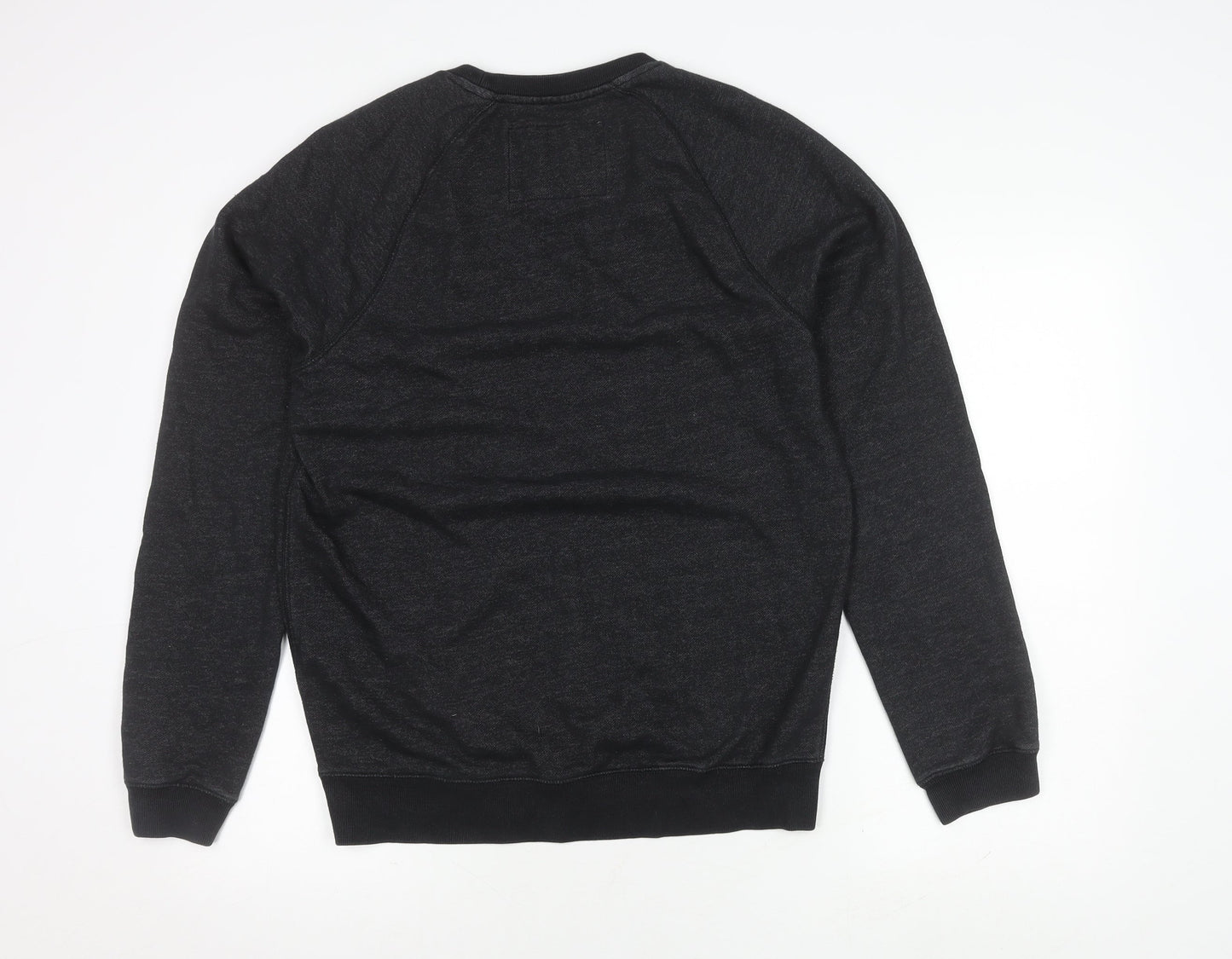Mens UK Size M Jack Wills Black Pullover Sweatshirt