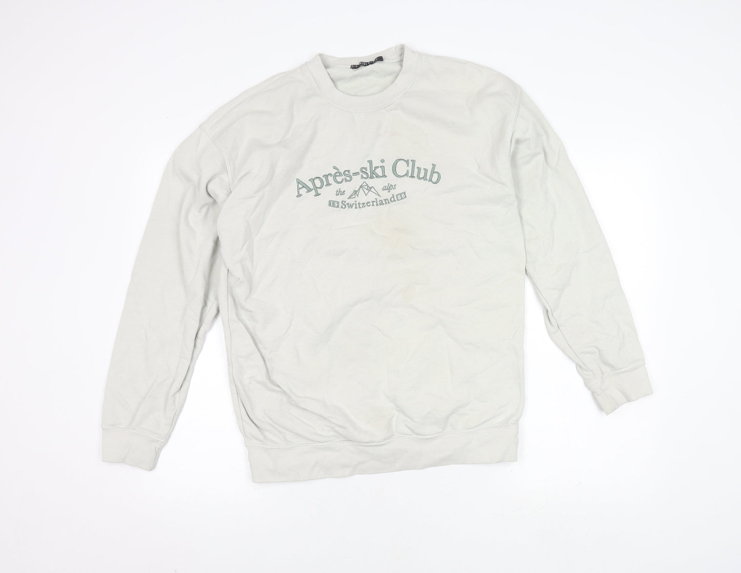 Girl Knows All Women's Ivory Pullover Sweatshirt S