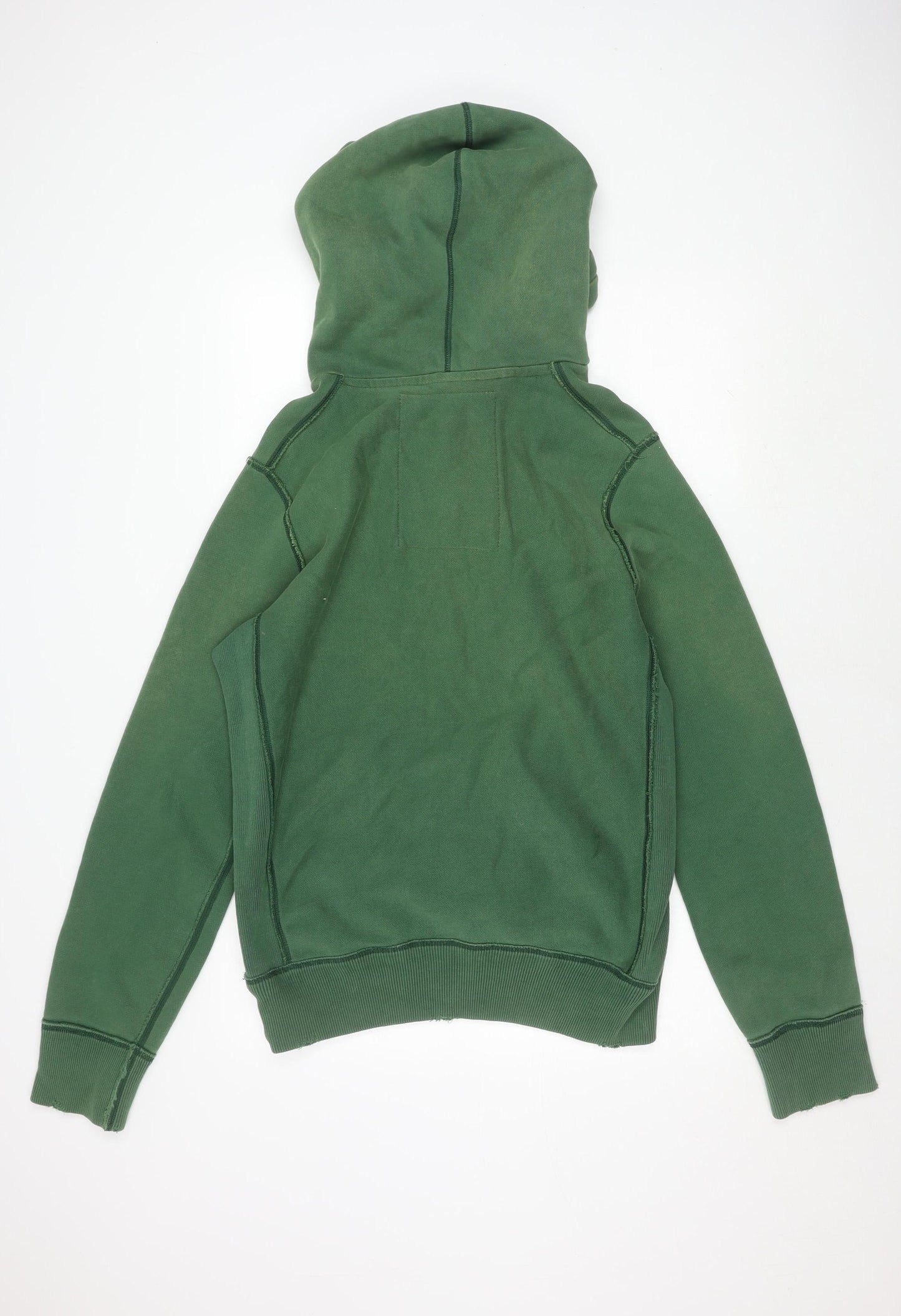 Abercrombie & Fitch Men's Green S Hoodie Pullover Logo
