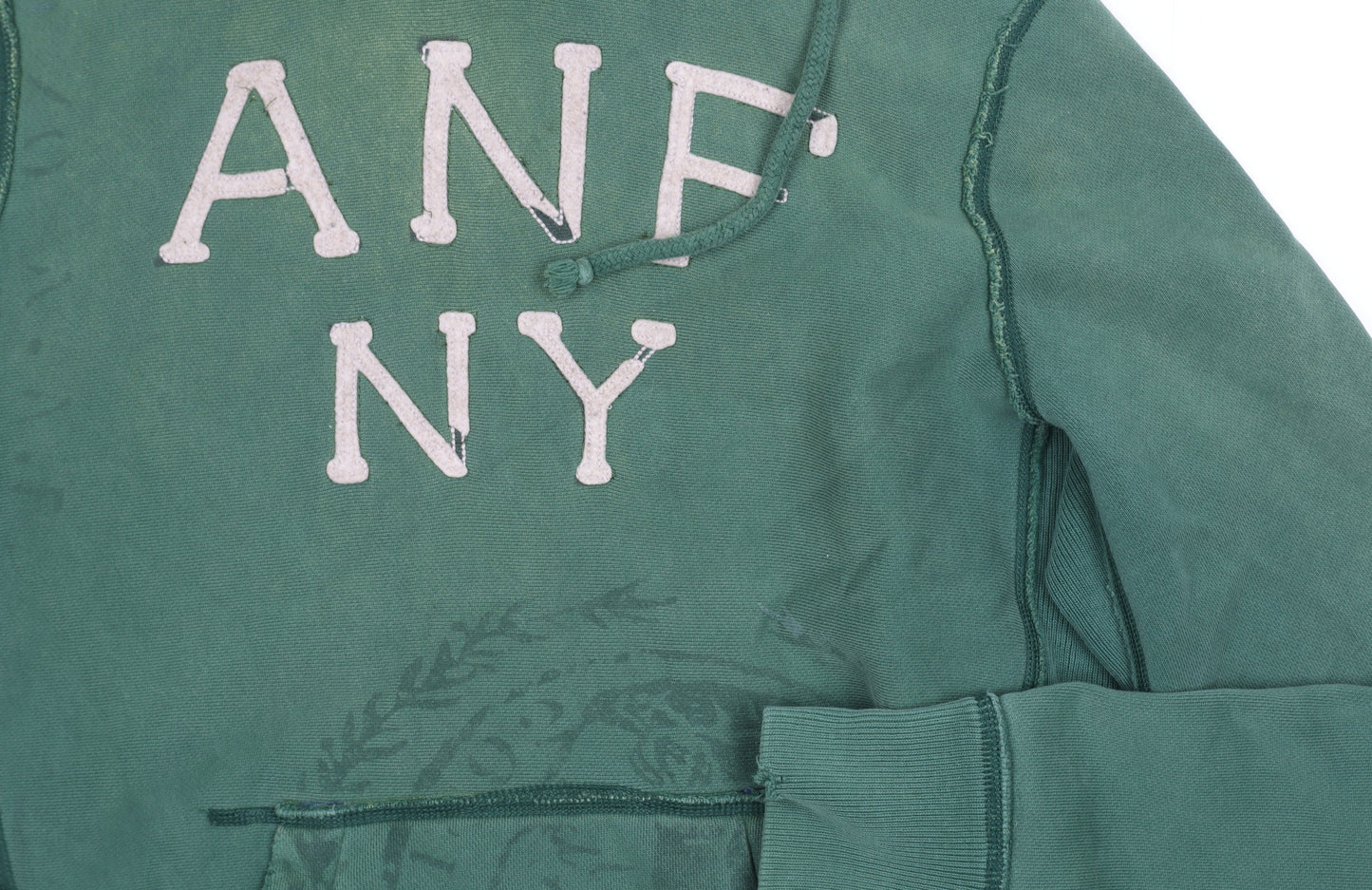 Abercrombie & Fitch Men's Green S Hoodie Pullover Logo