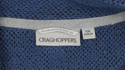 Mens UK Size 2XL Craghoppers Blue Pullover Sweatshirt