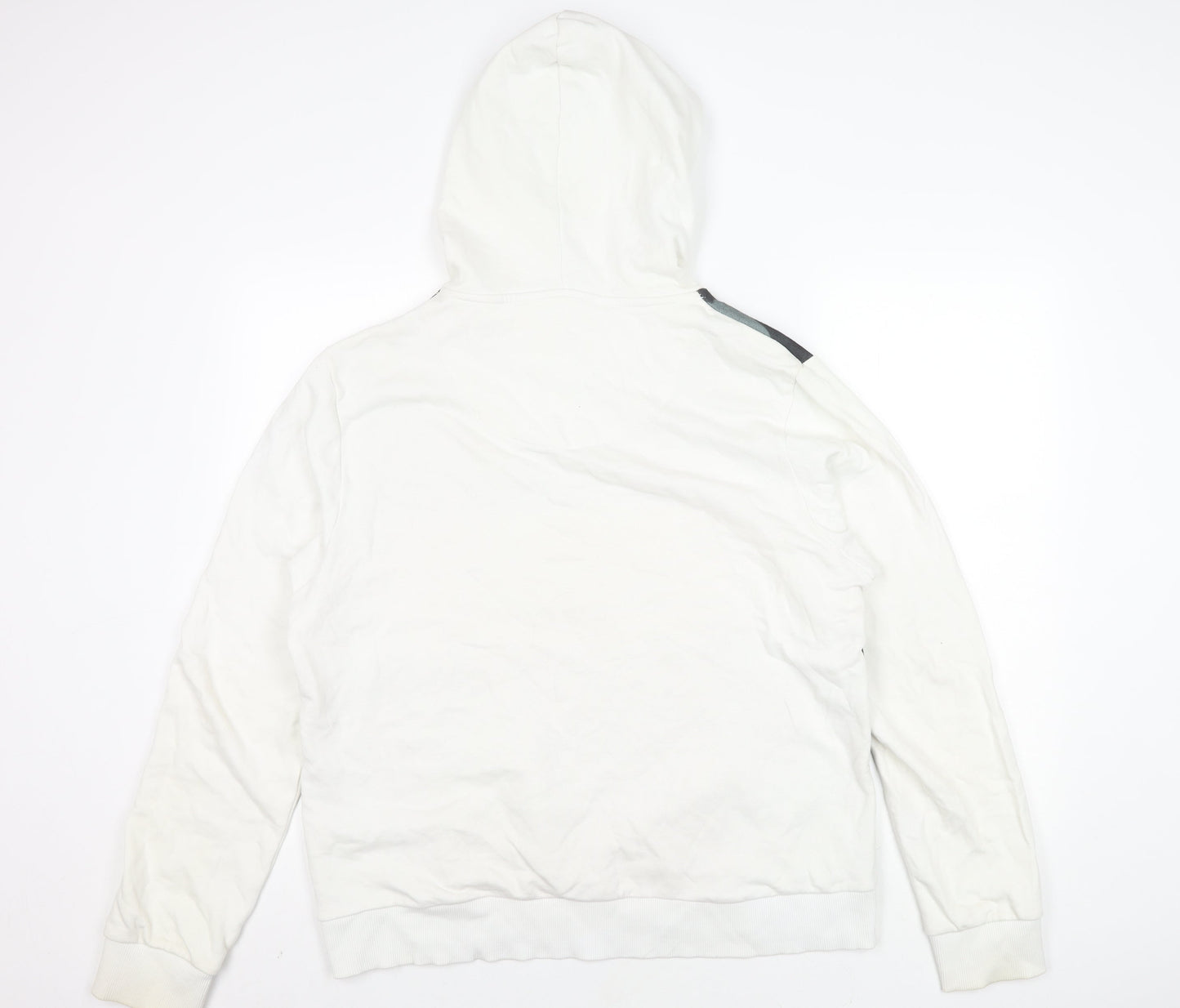 Twisted Soul Men’s XL White Hoodie with Graphic Print