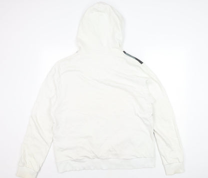 Twisted Soul Men’s XL White Hoodie with Graphic Print