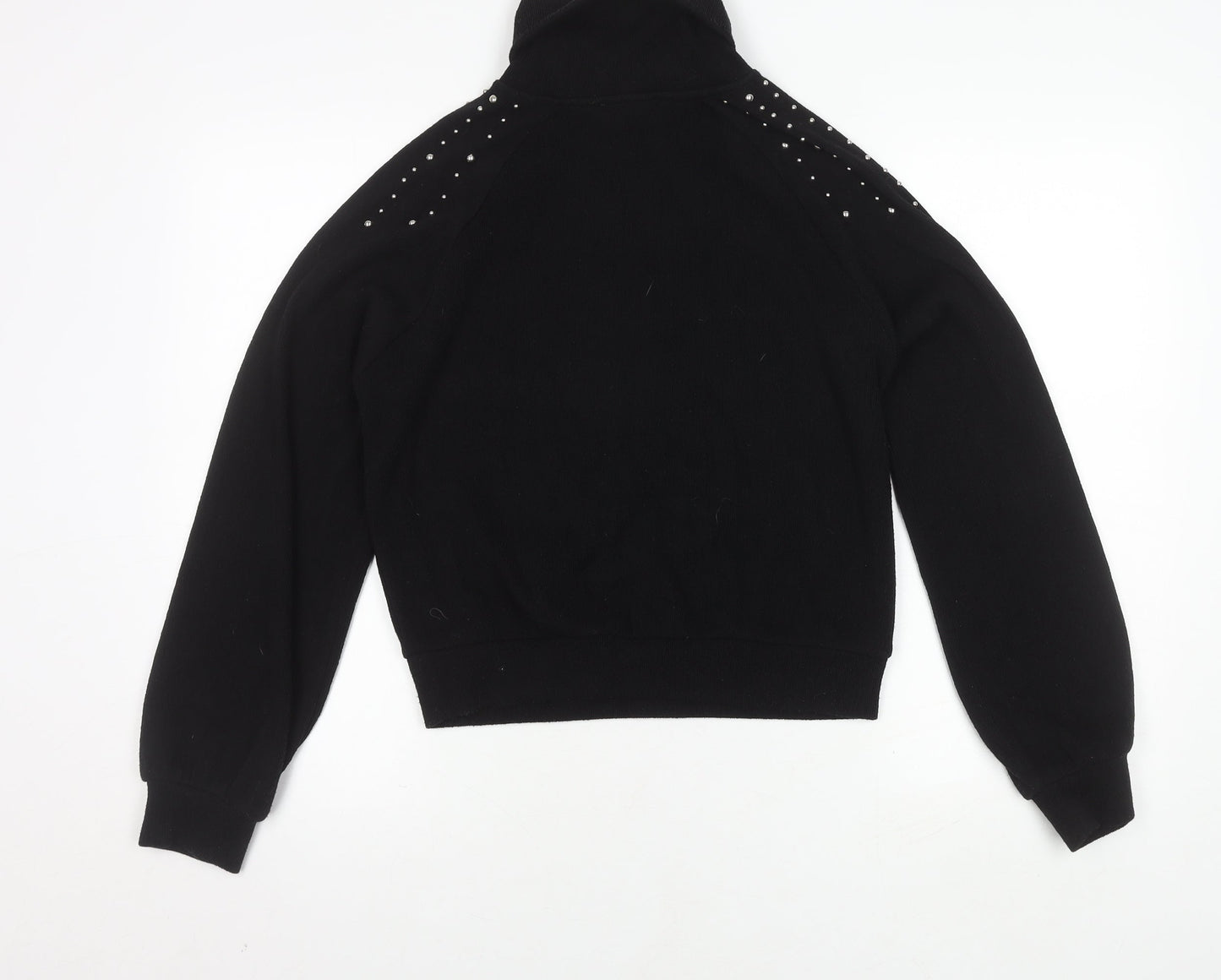 Womens UK Size M Zara Black Pullover Jumper