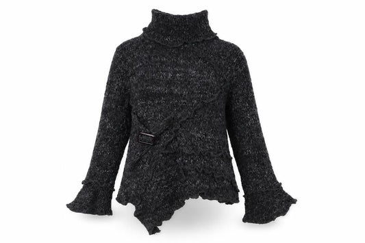 Womens UK Size M QED London Grey Pullover Jumper