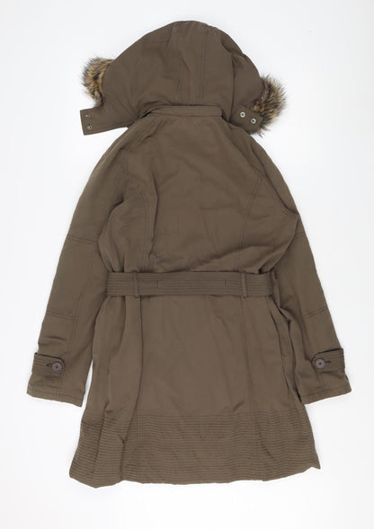 kew 159 Women’s Green Parka Coat Size 10