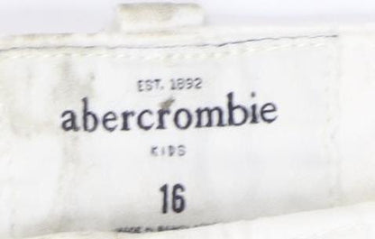 Abercrombie White Teen Shorts, Size 16