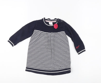 Jasper Conran Striped Dress Set - 6-9 Months, Unisex