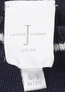 Jasper Conran Striped Dress Set - 6-9 Months, Unisex