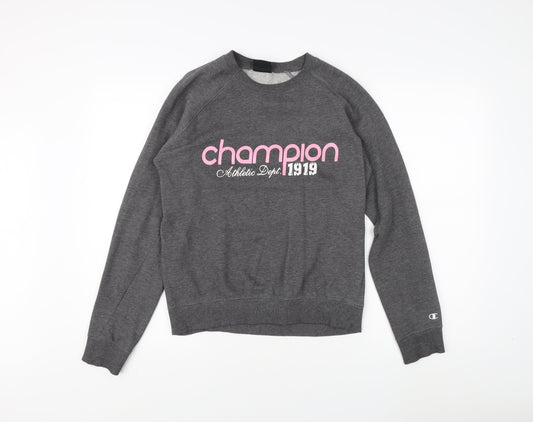 Champion Women's Grey Sweatshirt Size 12