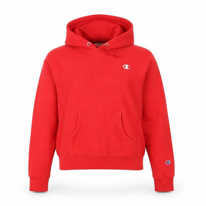 Womens UK Size S Champion Red Pullover Hoodie
