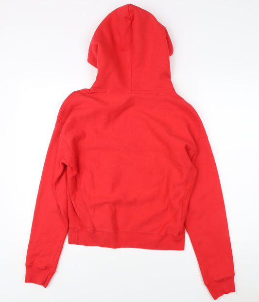 Champion Women's Red Pullover Hoodie - Small