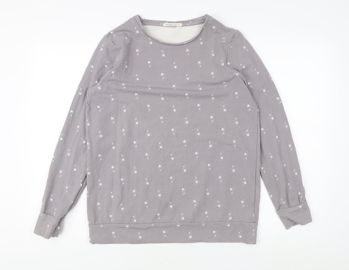 WoolOvers Women's Grey Pullover Sweatshirt, Size S