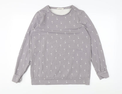 WoolOvers Women's Grey Pullover Sweatshirt, Size S