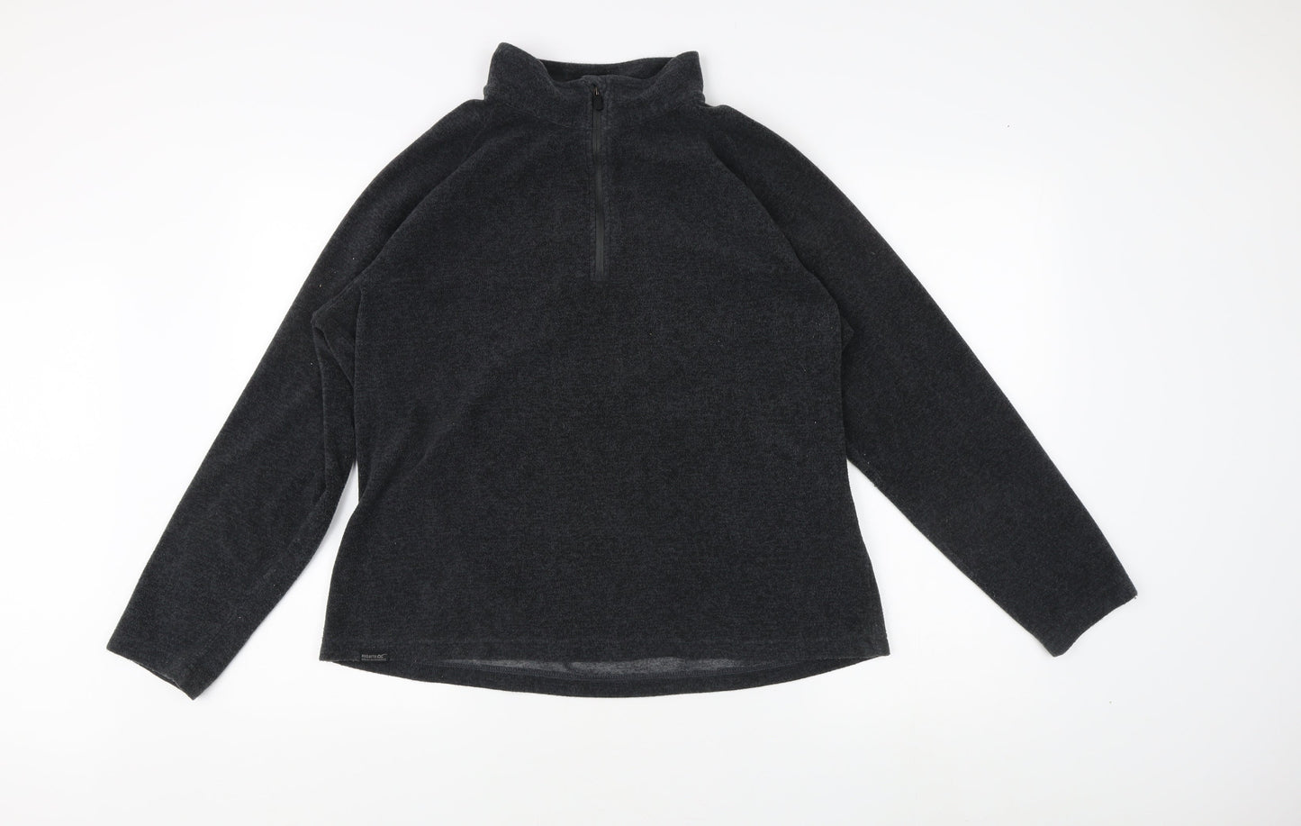 Regatta Unisex Black Fleece Pullover Sweatshirt Size 16