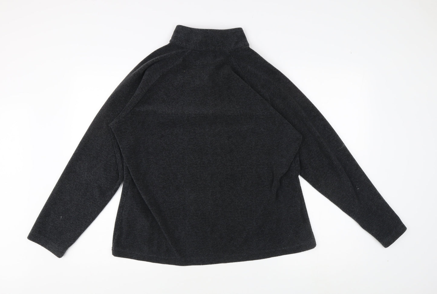Regatta Unisex Black Fleece Pullover Sweatshirt Size 16