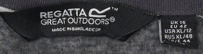 Regatta Unisex Black Fleece Pullover Sweatshirt Size 16