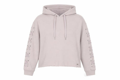 Womens UK Size S DKNY Pink Pullover Hoodie