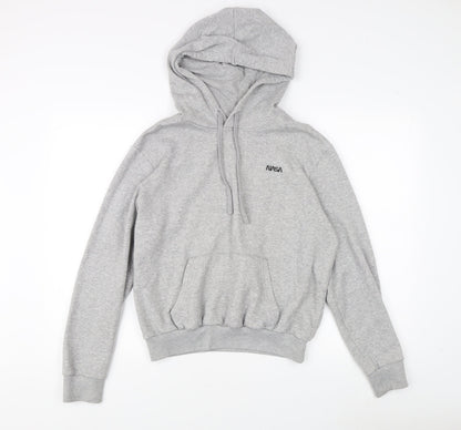 Unisex Adults UK Size S NASA Grey Pullover Hoodie