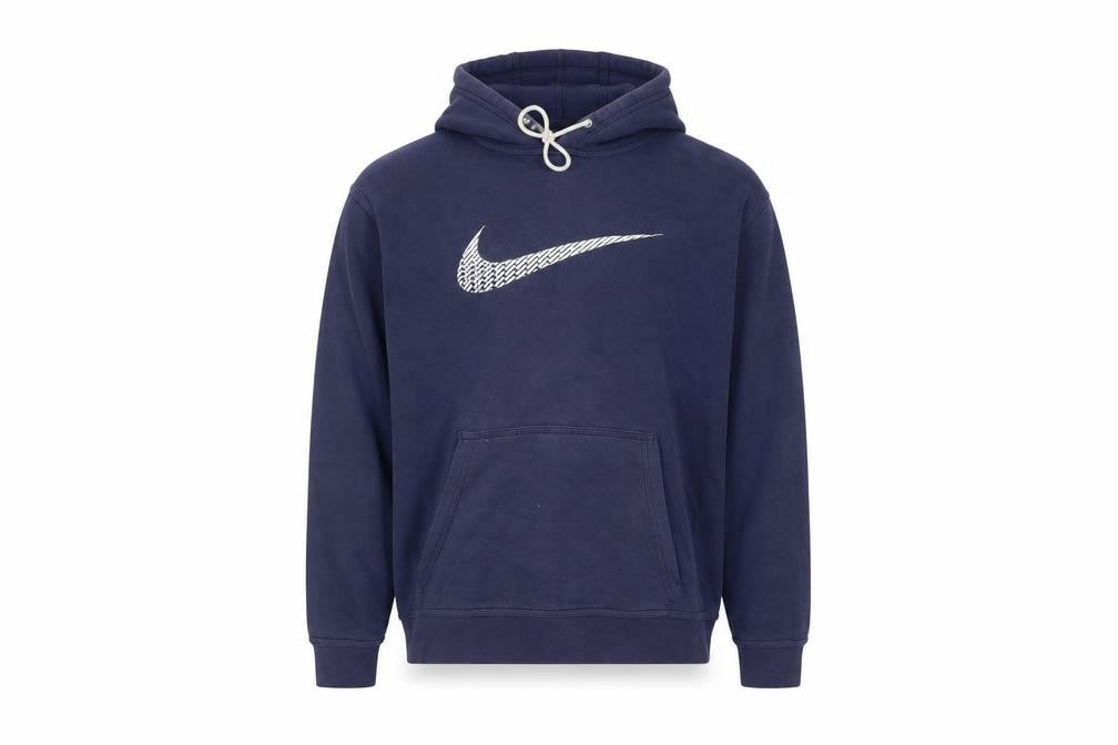 Mens UK Size L Nike Blue Pullover Hoodie