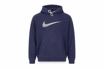 Mens UK Size L Nike Blue Pullover Hoodie