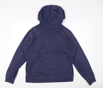 Mens UK Size L Nike Blue Pullover Hoodie
