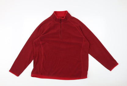 Womens UK Size 20 Mountain Warehouse Red Pullover Sweatshirt