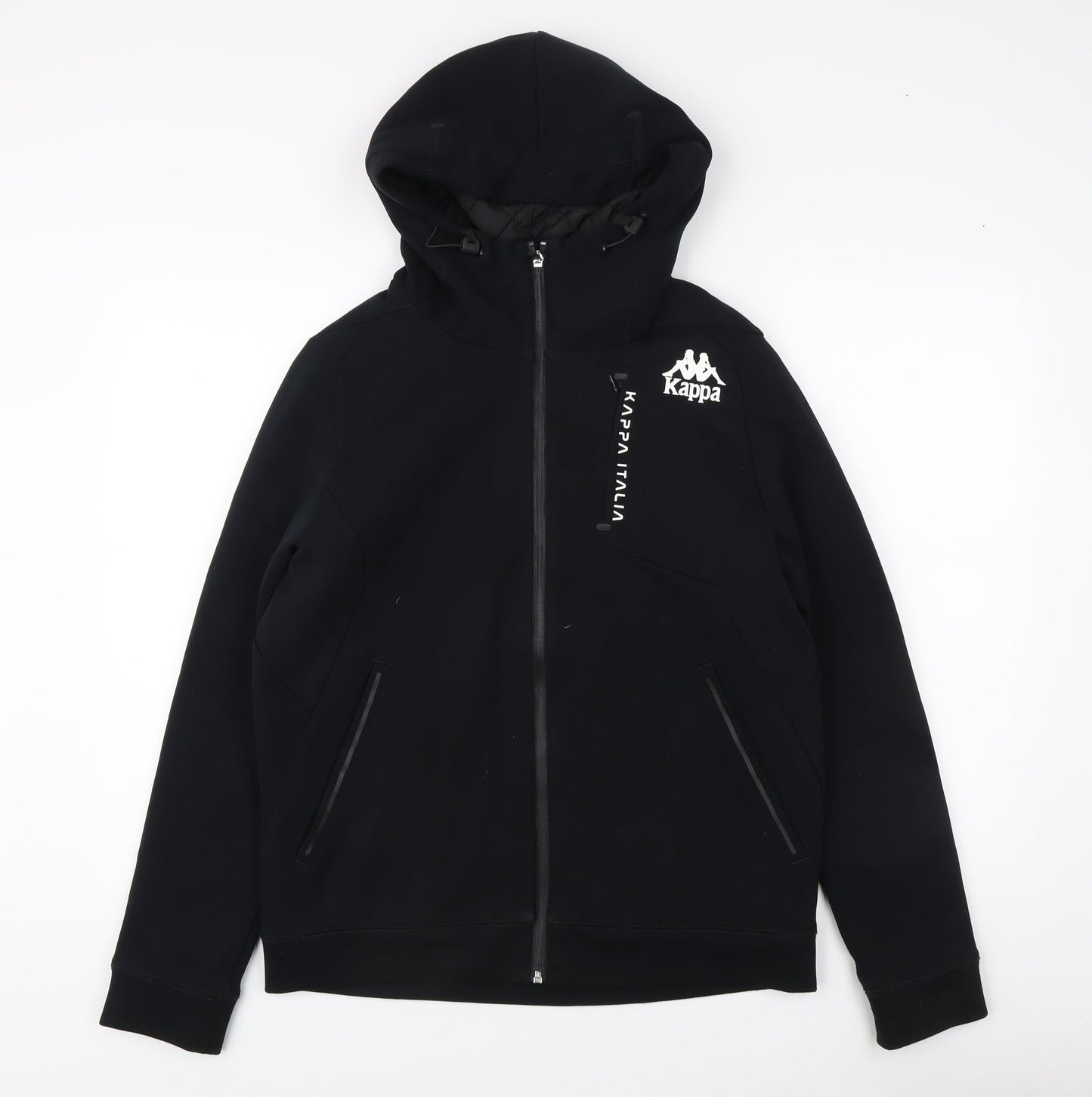 Mens UK Size L Kappa Black Basic Jacket