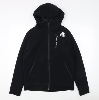 Mens UK Size L Kappa Black Basic Jacket