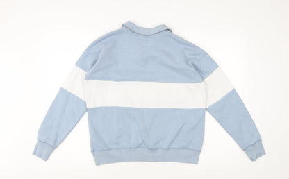 Abercrombie Kids Boys Blue & White Sweatshirt, Size 13-14