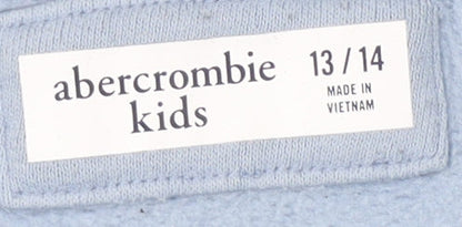 Abercrombie Kids Boys Blue & White Sweatshirt, Size 13-14