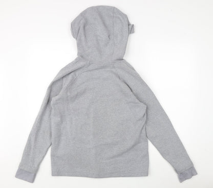 Mens UK Size S Under armour Grey Pullover Hoodie