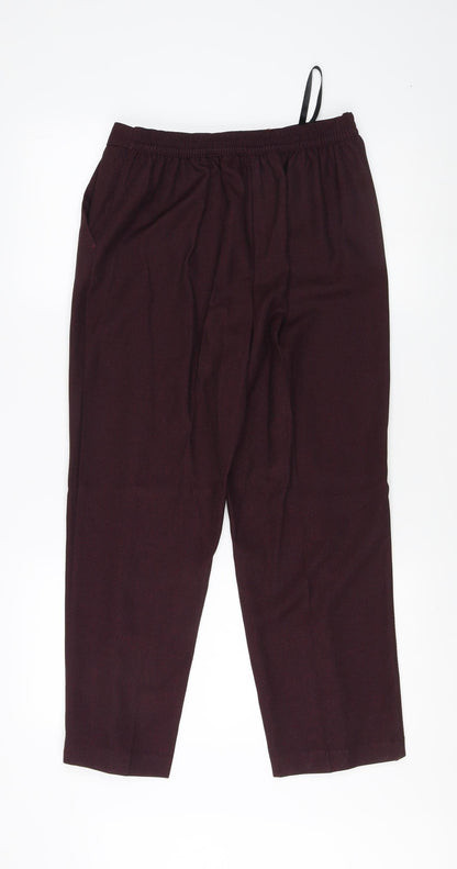 Womens UK Size 10 Honor Millburn Regular Fit  Red Trousers