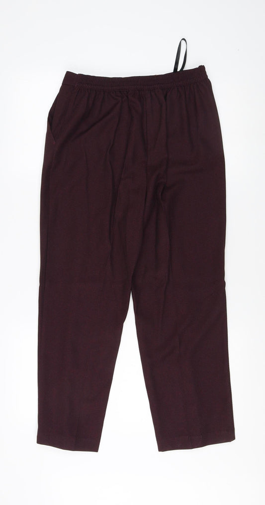Womens UK Size 10 Honor Millburn Regular Fit  Red Trousers