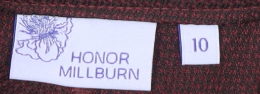 Womens UK Size 10 Honor Millburn Regular Fit  Red Trousers