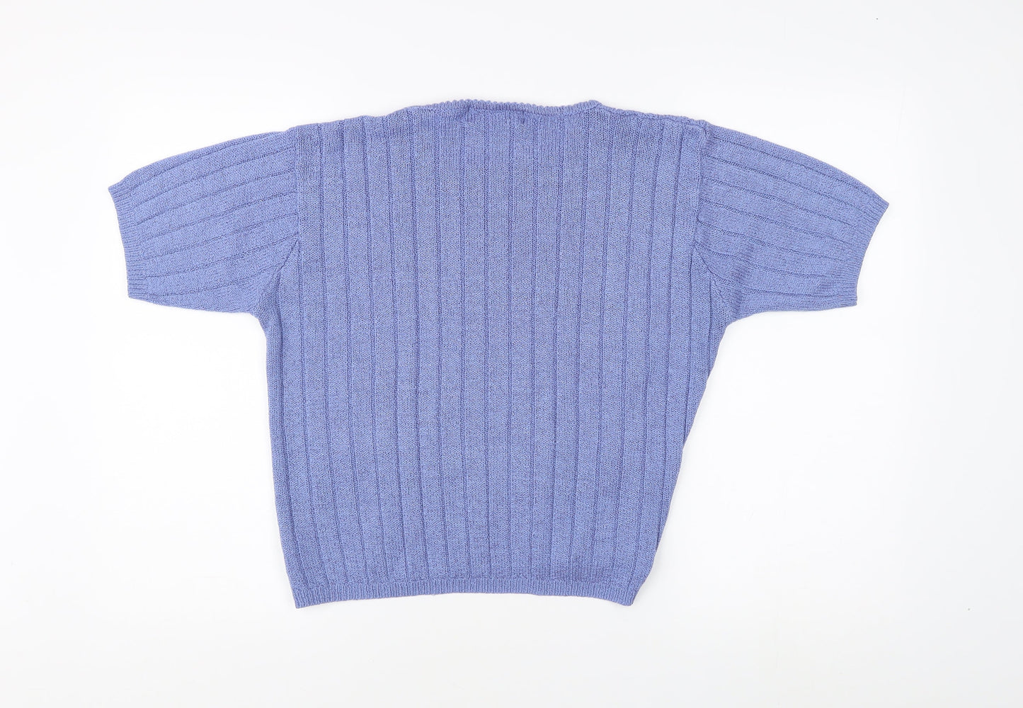 Honor Millburn Women's Blue Cable-Knit Jumper Size M