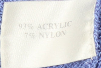 Honor Millburn Women's Blue Cable-Knit Jumper Size M