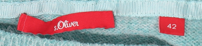 Womens UK Size 14 s.Oliver Blue Pullover Jumper