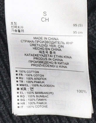 Banana Republic Men's Grey Full Zip Jumper S